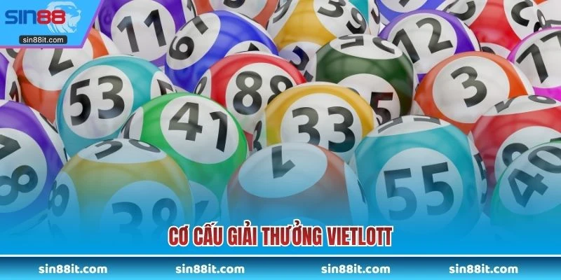 Cơ cấu giải thưởng Vietlott